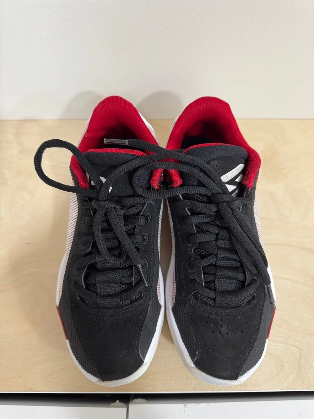Black and Red Youth Athletic Sneakers
